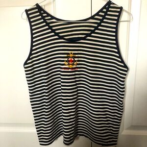 Vintage Nautical Striped Tank